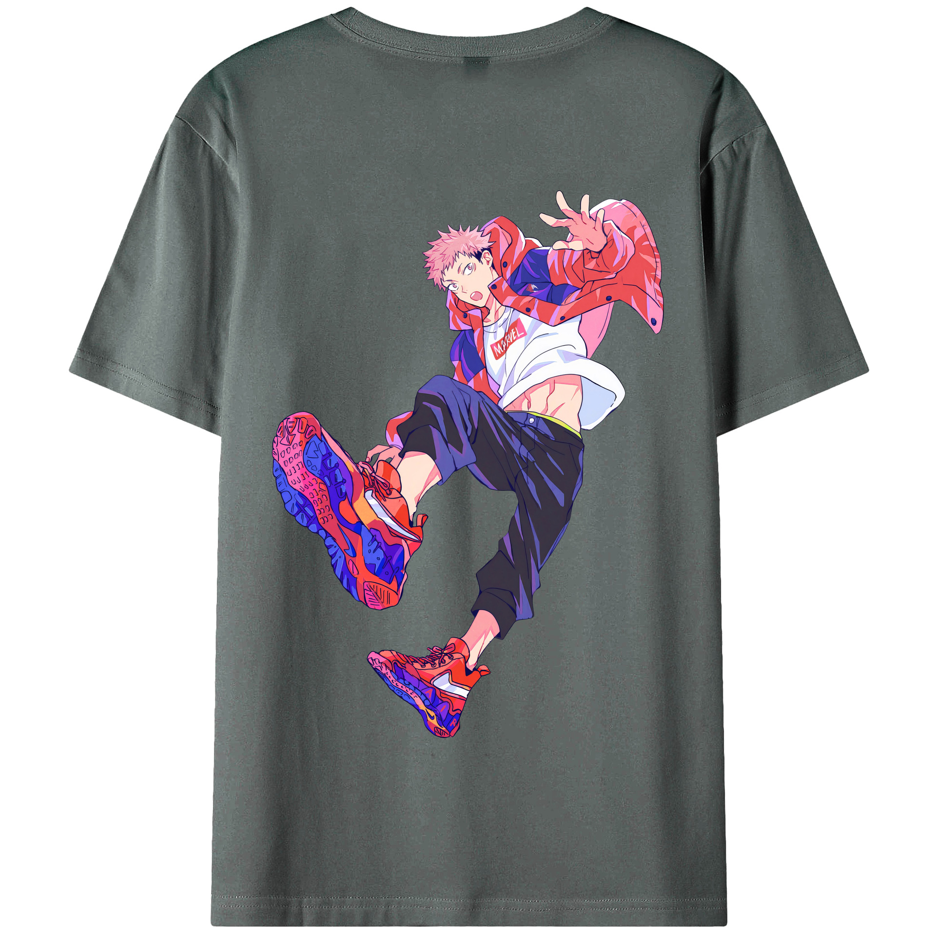 （画像用） 呪術廻戦 Jujutsu Kaisen 綿100％半袖Tシャツ（背面プリント）
